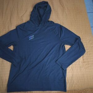 Hurley Men's Navy Hooded Shirt Jacket